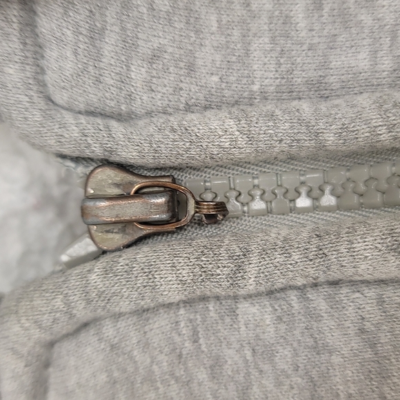 Phat Farm jacket heavy 100% cotton material gray zip up, 90's Y2K style - Picture 6 of 11